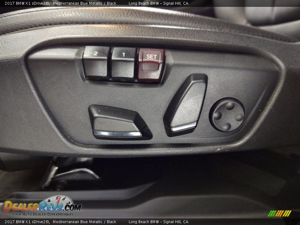 2017 BMW X1 sDrive28i Mediterranean Blue Metallic / Black Photo #14