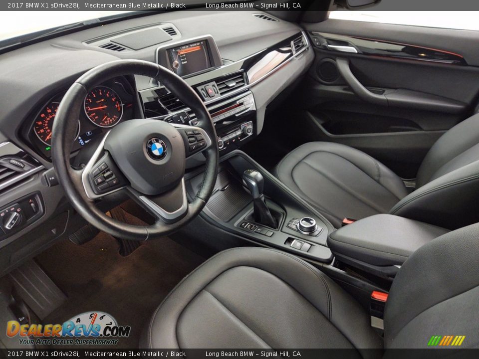 2017 BMW X1 sDrive28i Mediterranean Blue Metallic / Black Photo #15