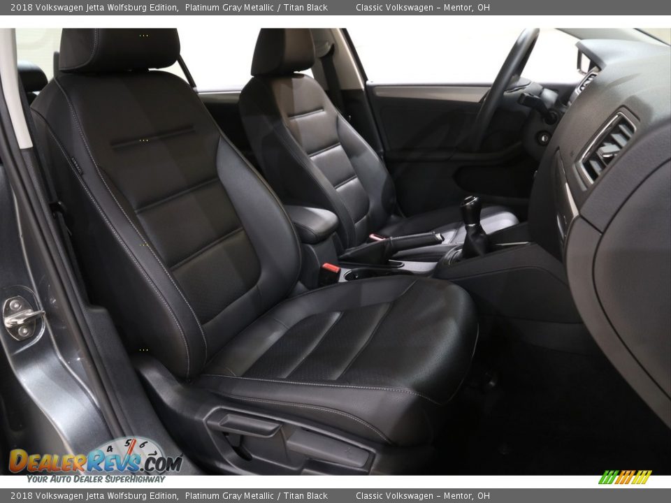 2018 Volkswagen Jetta Wolfsburg Edition Platinum Gray Metallic / Titan Black Photo #14
