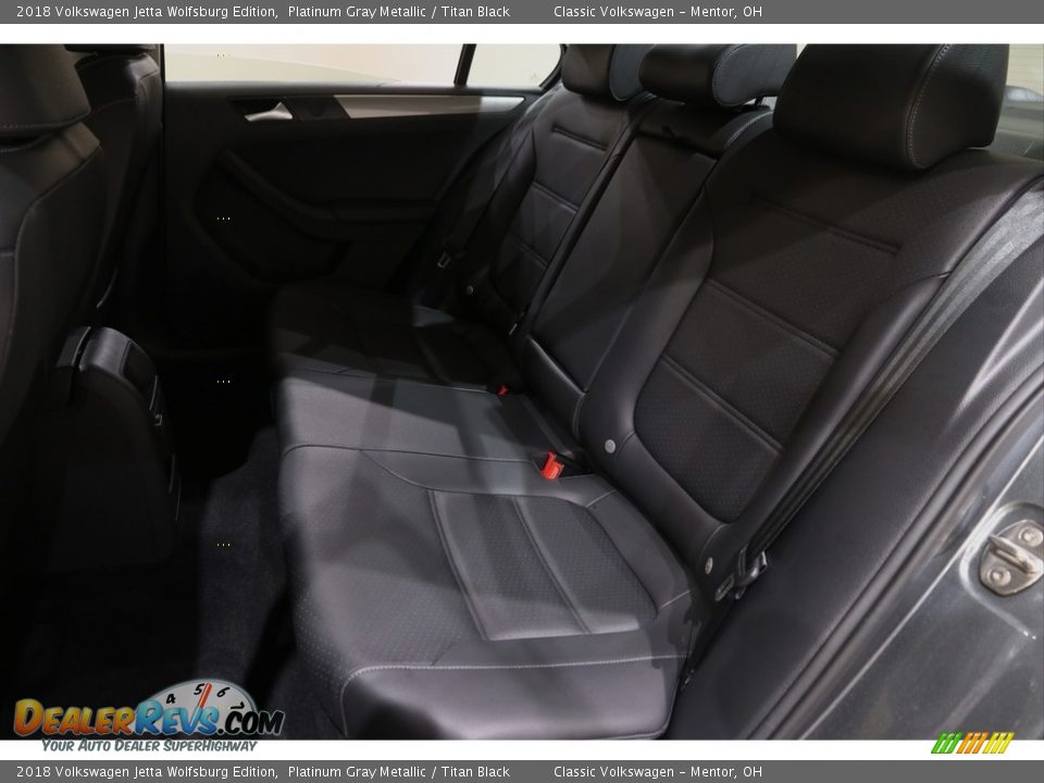 2018 Volkswagen Jetta Wolfsburg Edition Platinum Gray Metallic / Titan Black Photo #16