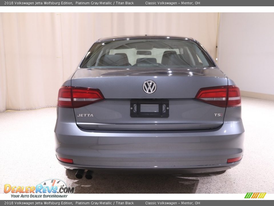 2018 Volkswagen Jetta Wolfsburg Edition Platinum Gray Metallic / Titan Black Photo #17