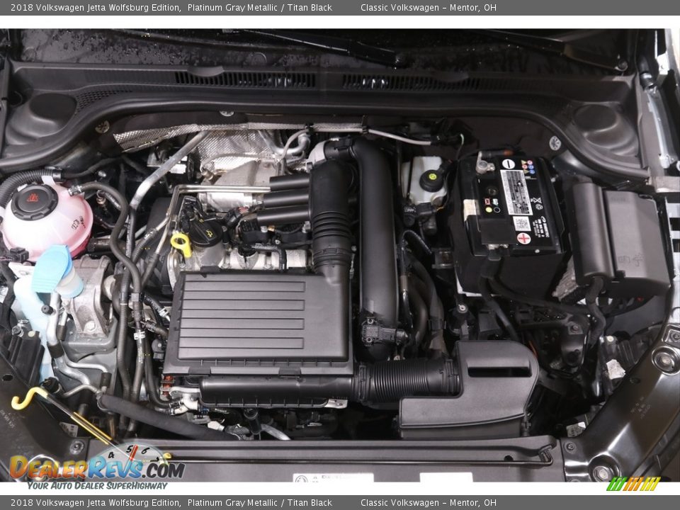 2018 Volkswagen Jetta Wolfsburg Edition Platinum Gray Metallic / Titan Black Photo #18