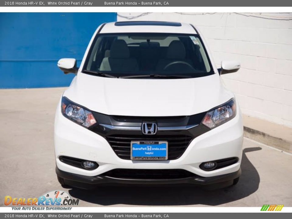 2018 Honda HR-V EX White Orchid Pearl / Gray Photo #7