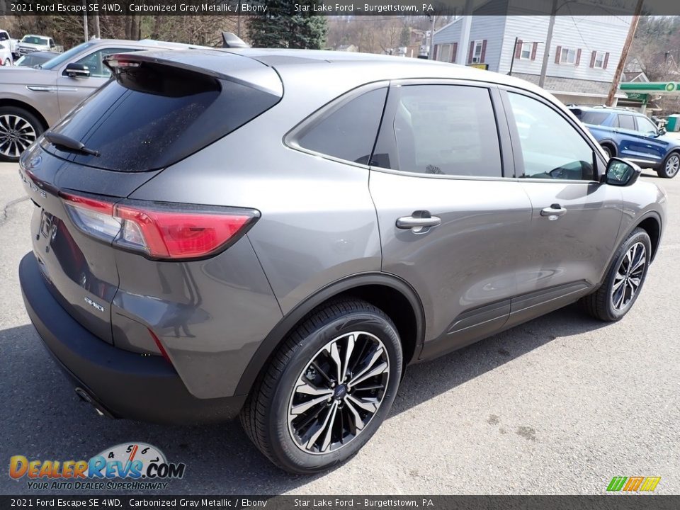 2021 Ford Escape SE 4WD Carbonized Gray Metallic / Ebony Photo #6