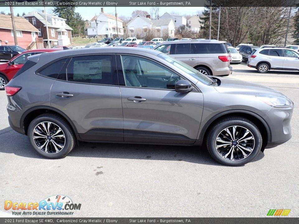 2021 Ford Escape SE 4WD Carbonized Gray Metallic / Ebony Photo #7