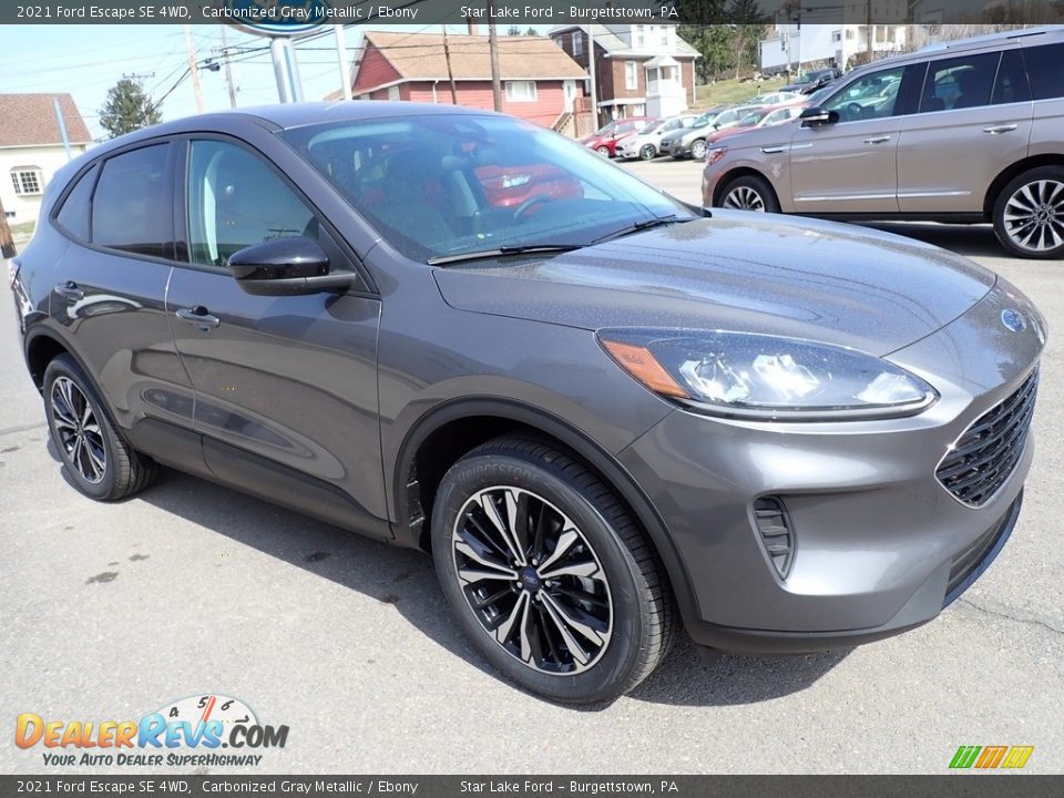 2021 Ford Escape SE 4WD Carbonized Gray Metallic / Ebony Photo #8