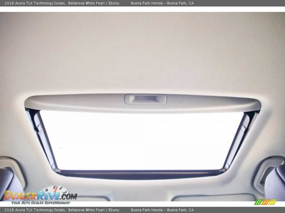 2018 Acura TLX Technology Sedan Bellanova White Pearl / Ebony Photo #21