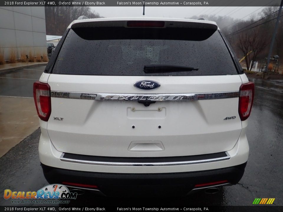 2018 Ford Explorer XLT 4WD Oxford White / Ebony Black Photo #3