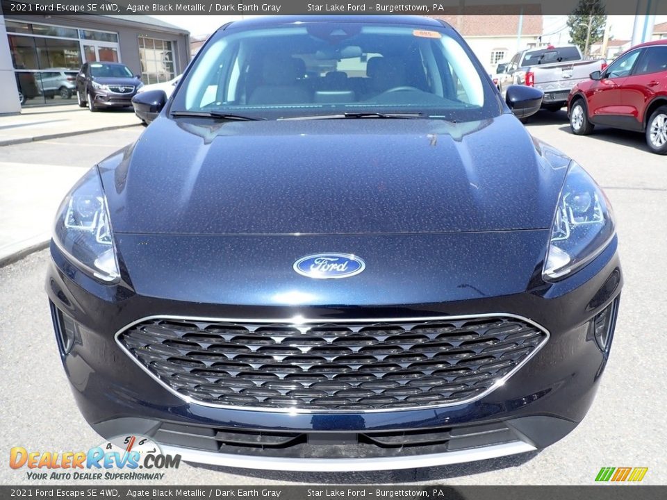 2021 Ford Escape SE 4WD Agate Black Metallic / Dark Earth Gray Photo #9