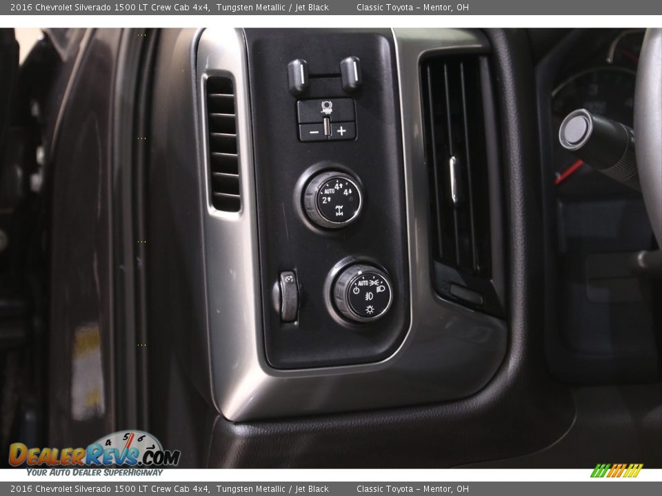 2016 Chevrolet Silverado 1500 LT Crew Cab 4x4 Tungsten Metallic / Jet Black Photo #6