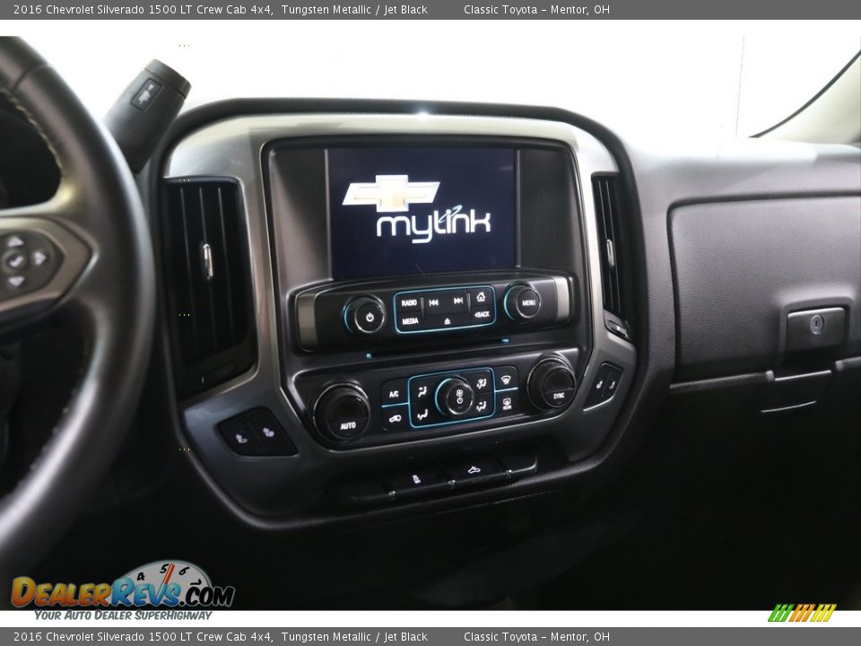 2016 Chevrolet Silverado 1500 LT Crew Cab 4x4 Tungsten Metallic / Jet Black Photo #10