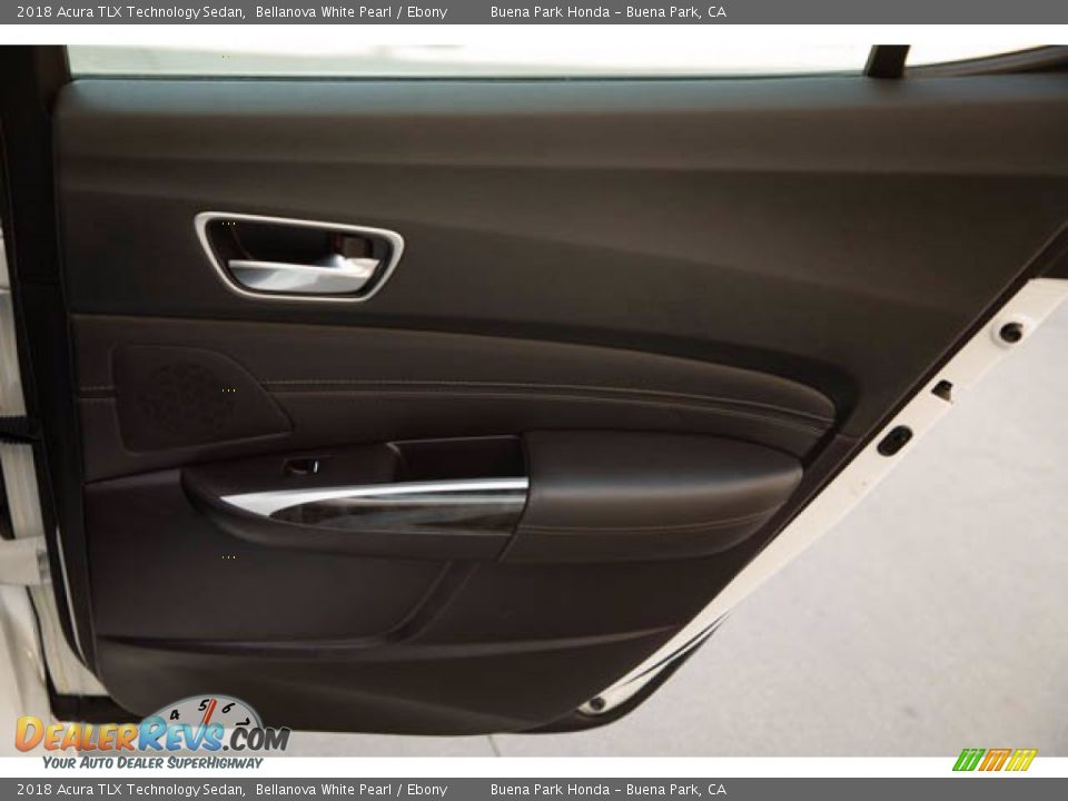 2018 Acura TLX Technology Sedan Bellanova White Pearl / Ebony Photo #36