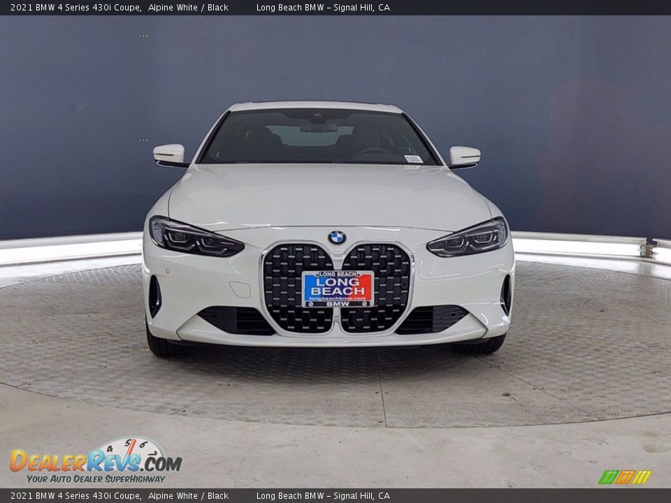 2021 BMW 4 Series 430i Coupe Alpine White / Black Photo #2