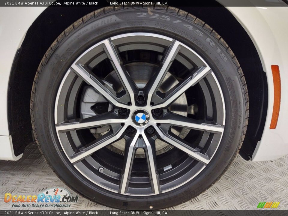 2021 BMW 4 Series 430i Coupe Alpine White / Black Photo #3