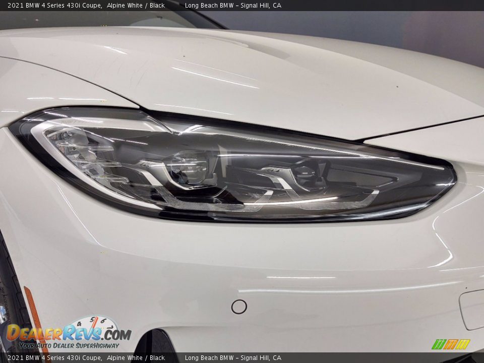 2021 BMW 4 Series 430i Coupe Alpine White / Black Photo #4