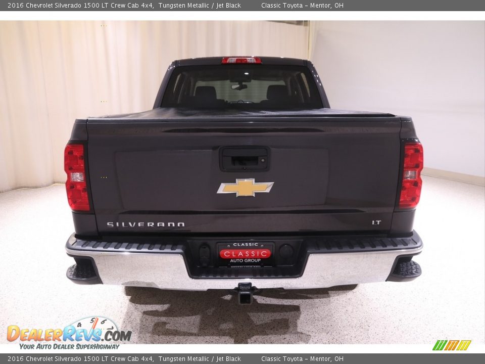 2016 Chevrolet Silverado 1500 LT Crew Cab 4x4 Tungsten Metallic / Jet Black Photo #19