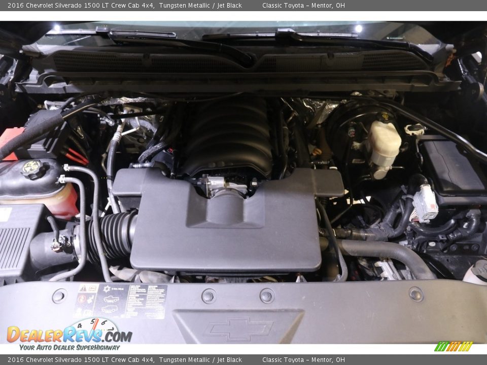 2016 Chevrolet Silverado 1500 LT Crew Cab 4x4 Tungsten Metallic / Jet Black Photo #20