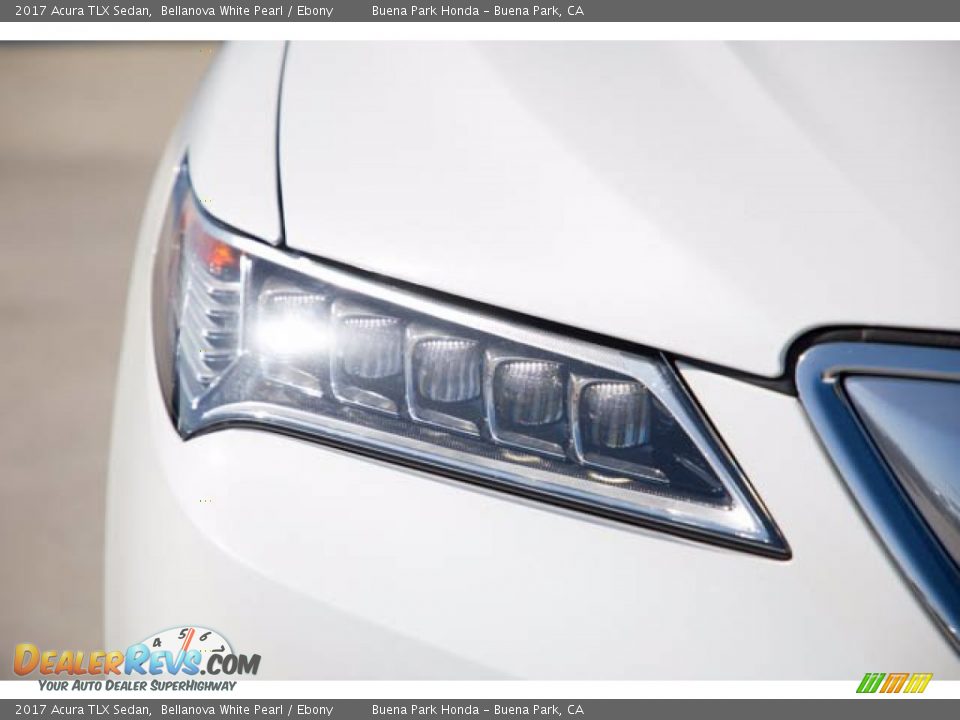 2017 Acura TLX Sedan Bellanova White Pearl / Ebony Photo #8