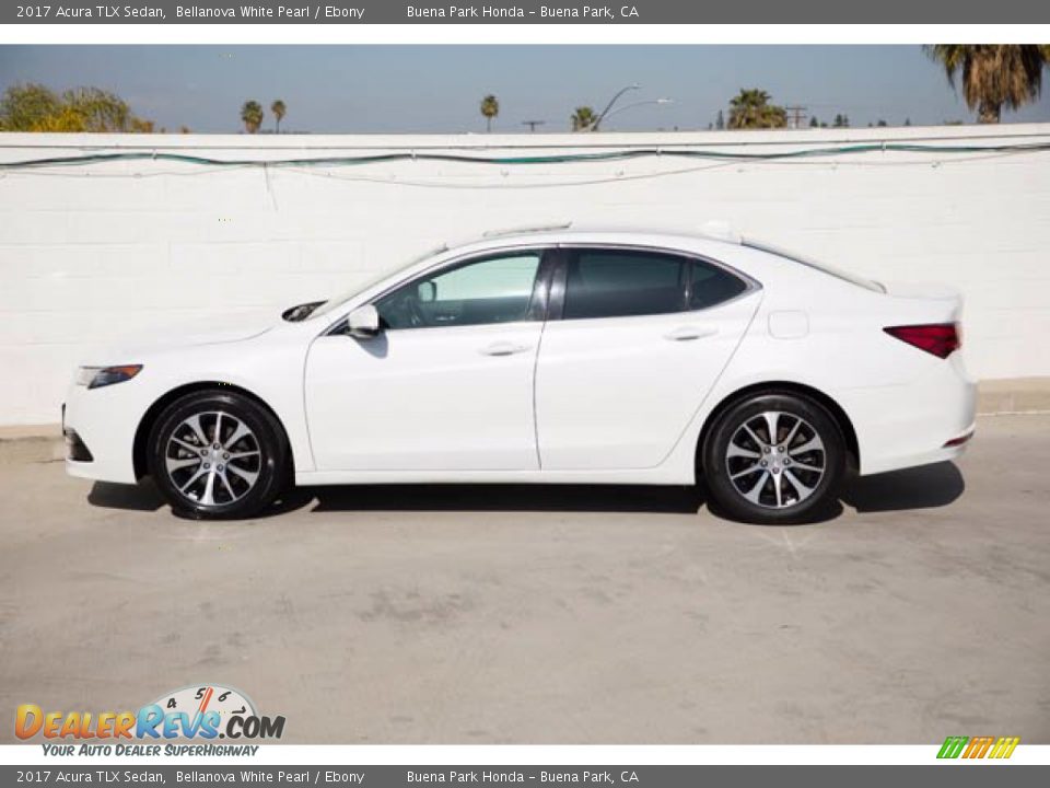 2017 Acura TLX Sedan Bellanova White Pearl / Ebony Photo #10