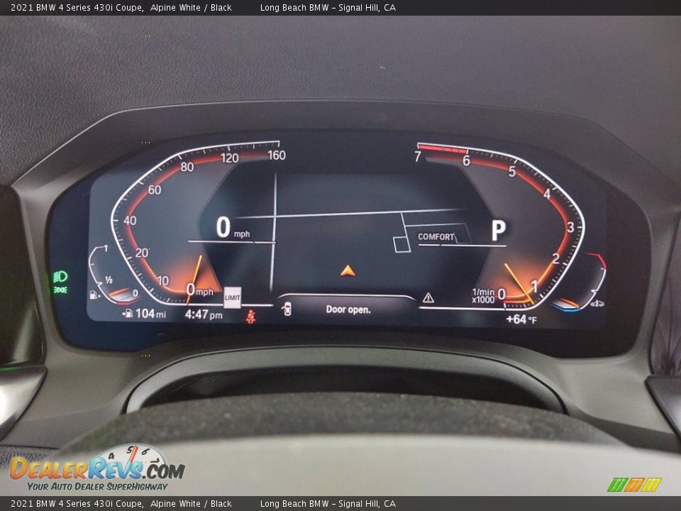 2021 BMW 4 Series 430i Coupe Alpine White / Black Photo #16