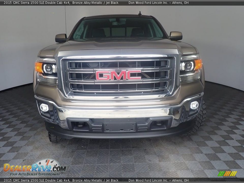 2015 GMC Sierra 1500 SLE Double Cab 4x4 Bronze Alloy Metallic / Jet Black Photo #5