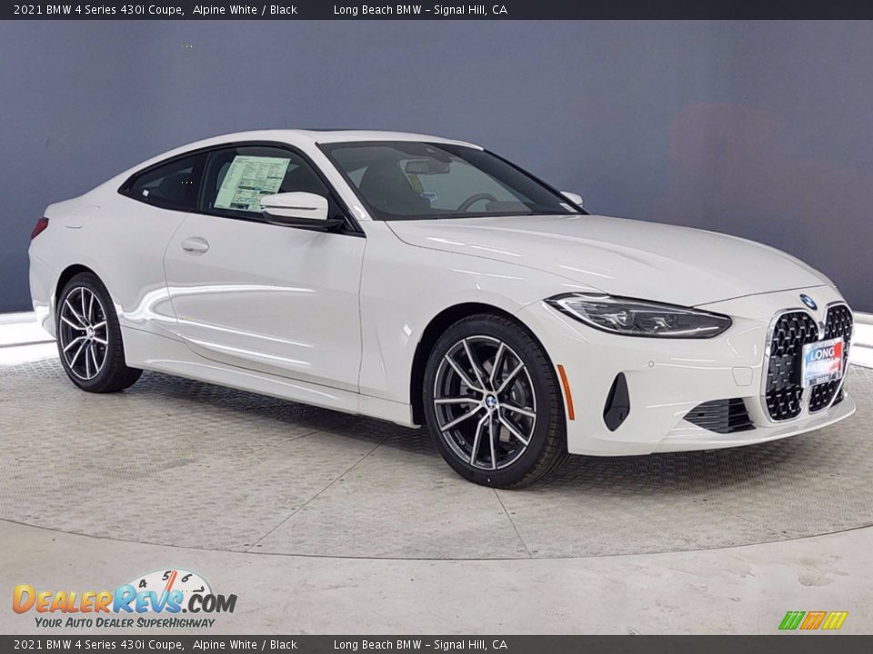 2021 BMW 4 Series 430i Coupe Alpine White / Black Photo #27