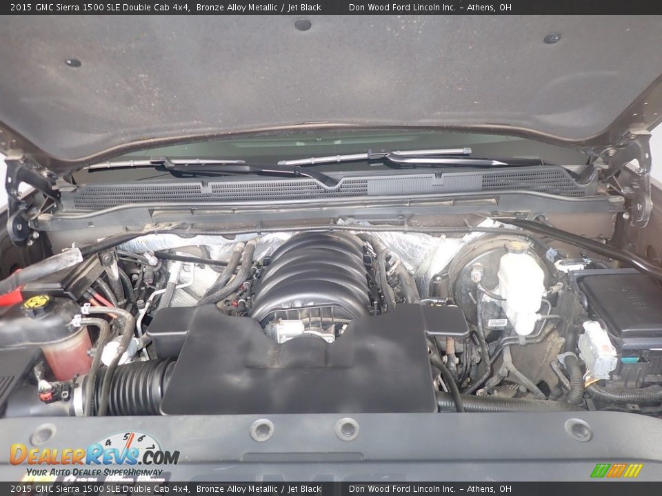 2015 GMC Sierra 1500 SLE Double Cab 4x4 Bronze Alloy Metallic / Jet Black Photo #7