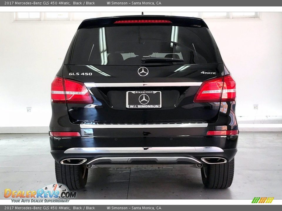 2017 Mercedes-Benz GLS 450 4Matic Black / Black Photo #3