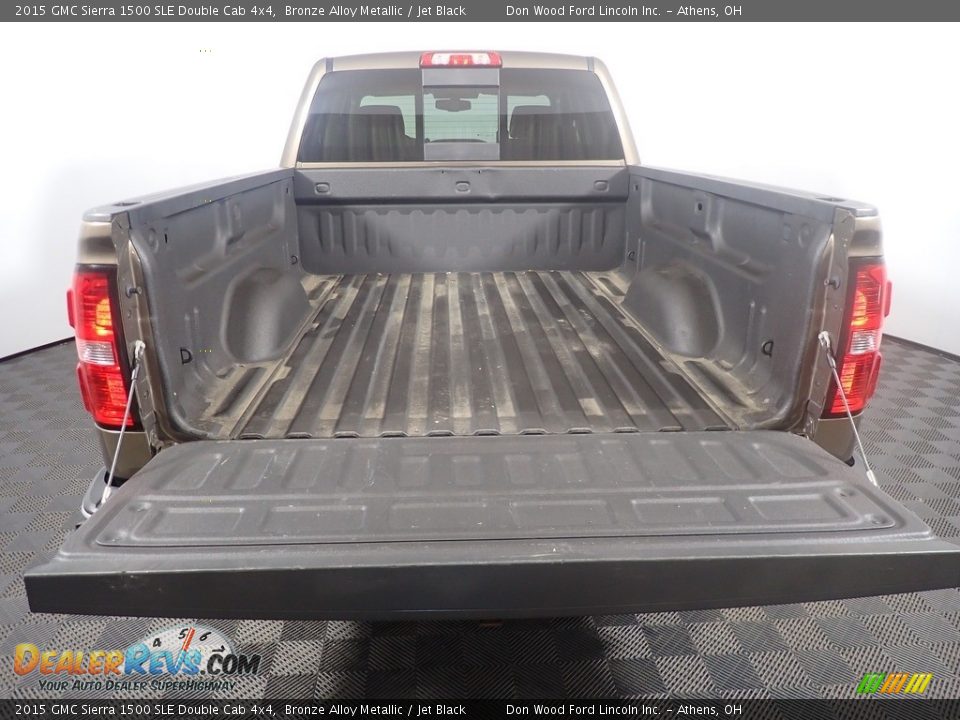 2015 GMC Sierra 1500 SLE Double Cab 4x4 Bronze Alloy Metallic / Jet Black Photo #14