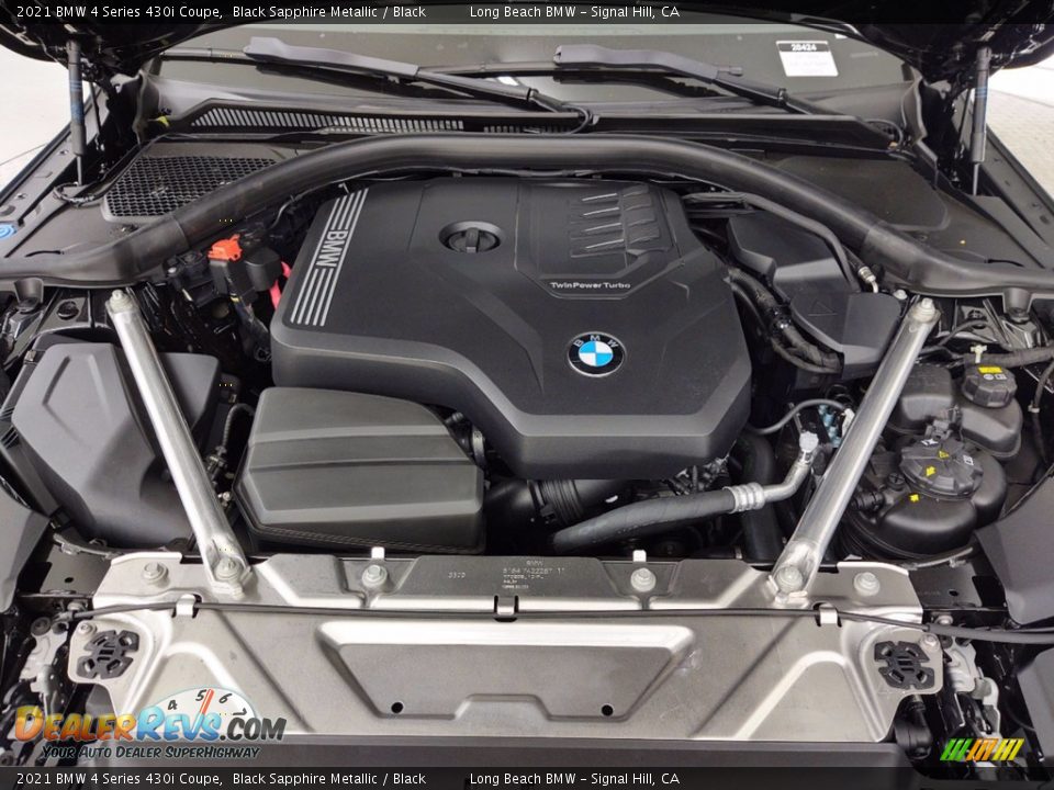 2021 BMW 4 Series 430i Coupe 2.0 Liter DI TwinPower Turbocharged DOHC 16-Valve VVT 4 Cylinder Engine Photo #9