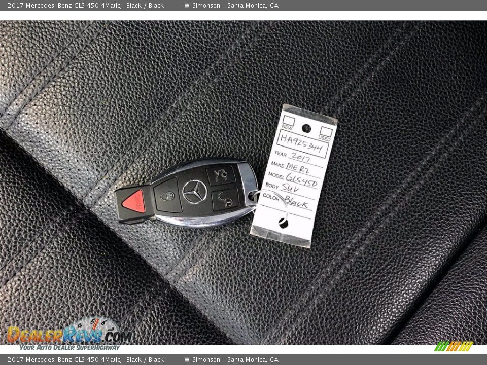 2017 Mercedes-Benz GLS 450 4Matic Black / Black Photo #11