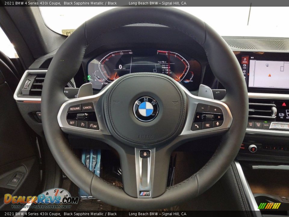 2021 BMW 4 Series 430i Coupe Steering Wheel Photo #14