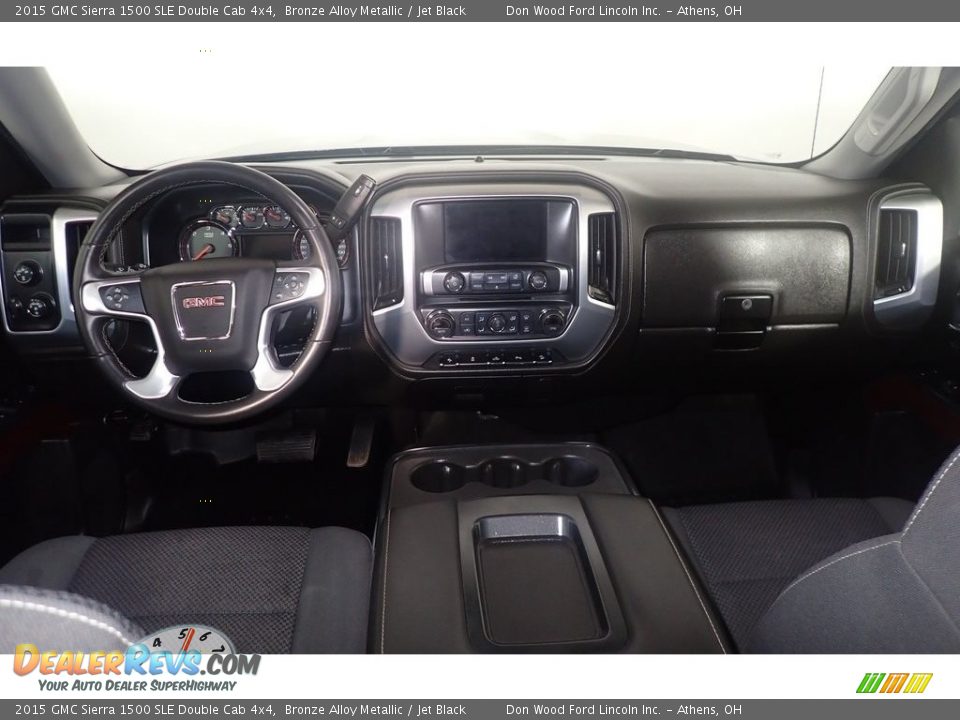 2015 GMC Sierra 1500 SLE Double Cab 4x4 Bronze Alloy Metallic / Jet Black Photo #23