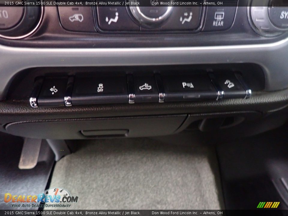 2015 GMC Sierra 1500 SLE Double Cab 4x4 Bronze Alloy Metallic / Jet Black Photo #31