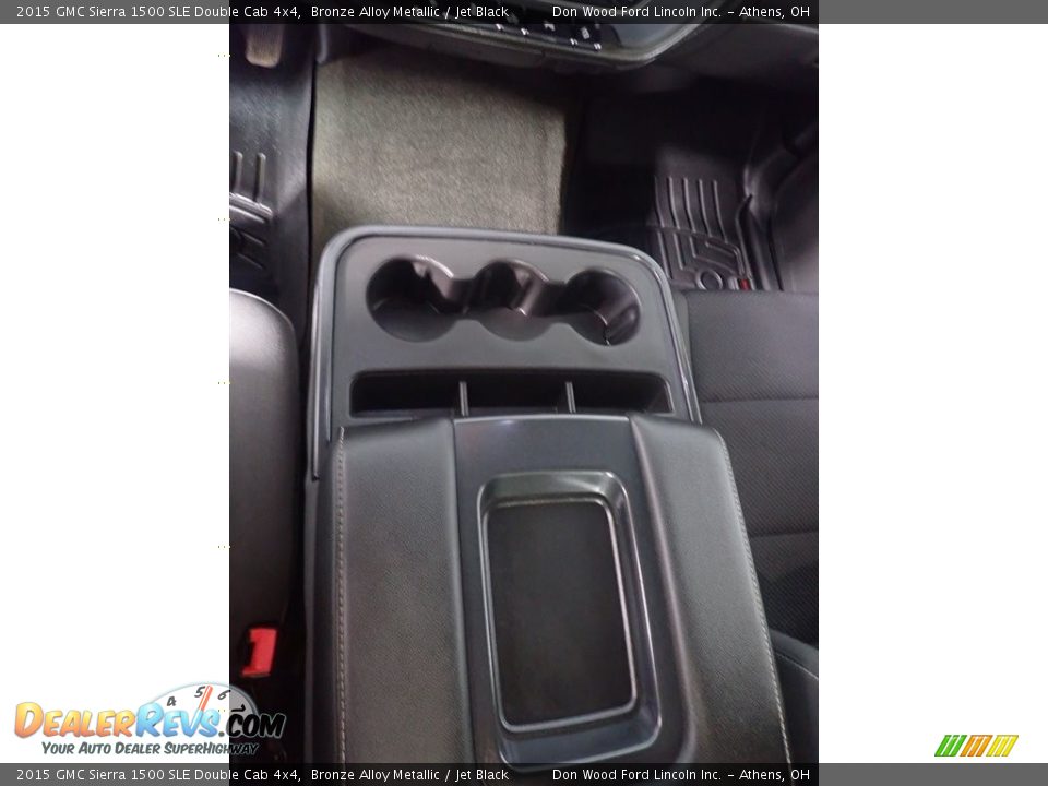 2015 GMC Sierra 1500 SLE Double Cab 4x4 Bronze Alloy Metallic / Jet Black Photo #32