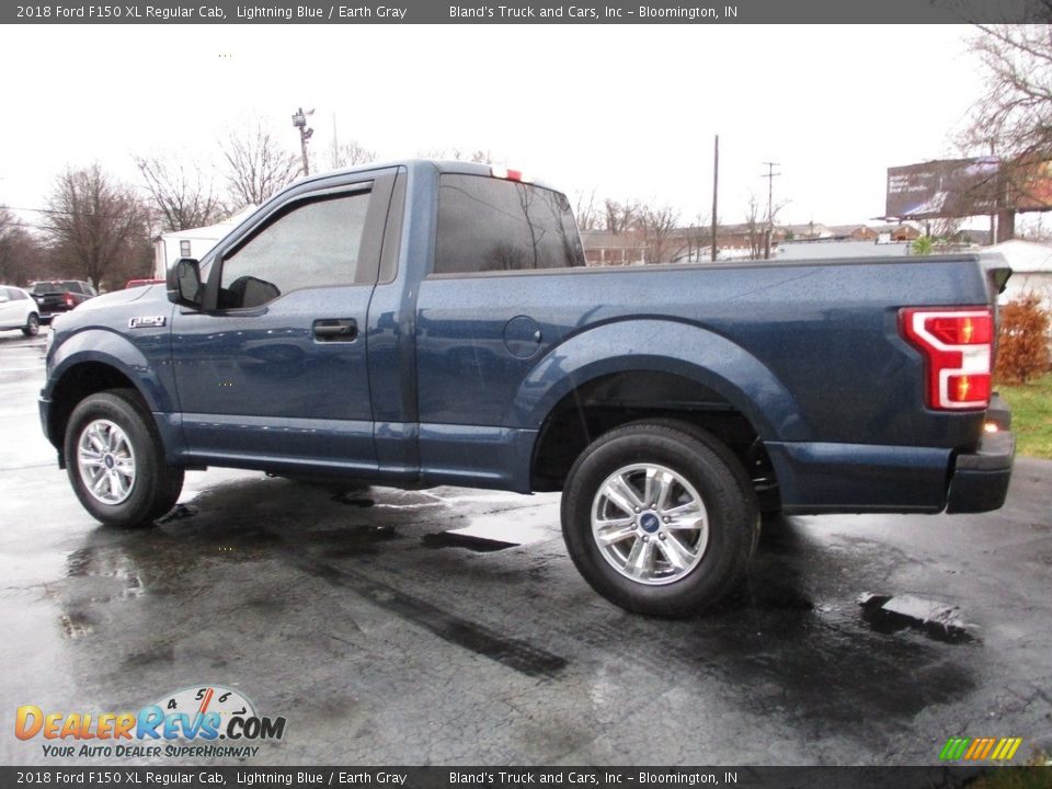 2018 Ford F150 XL Regular Cab Lightning Blue / Earth Gray Photo #2