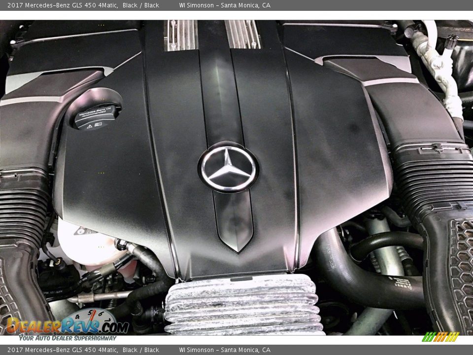 2017 Mercedes-Benz GLS 450 4Matic Black / Black Photo #32