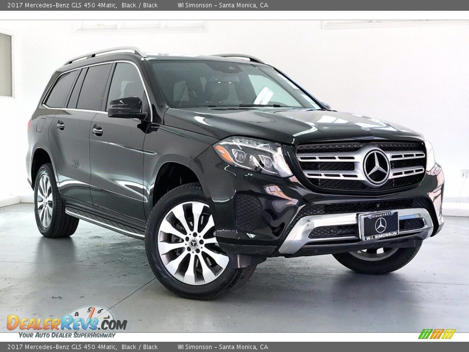 2017 Mercedes-Benz GLS 450 4Matic Black / Black Photo #34