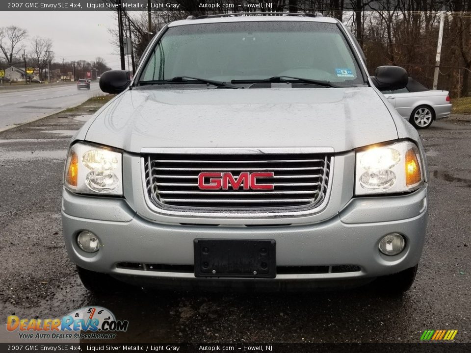 2007 GMC Envoy SLE 4x4 Liquid Silver Metallic / Light Gray Photo #8