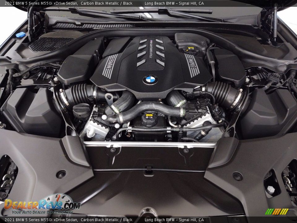 2021 BMW 5 Series M550i xDrive Sedan 4.4 Liter DI TwinPower Turbocharged DOHC 32-Valve V8 Engine Photo #9