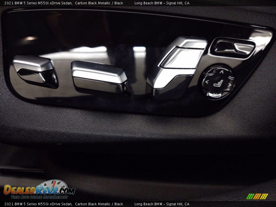 2021 BMW 5 Series M550i xDrive Sedan Carbon Black Metallic / Black Photo #11