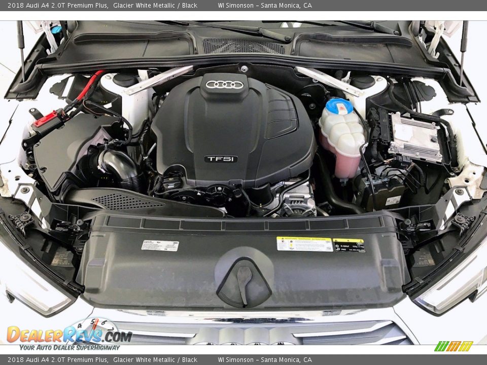 2018 Audi A4 2.0T Premium Plus 2.0 Liter TFSI Turbocharged DOHC 16-Valve VVT 4 Cylinder Engine Photo #9
