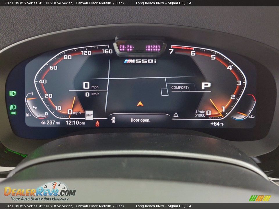 2021 BMW 5 Series M550i xDrive Sedan Gauges Photo #17