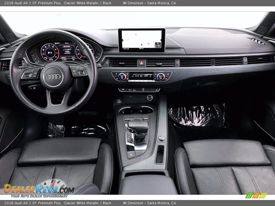 Black Interior - 2018 Audi A4 2.0T Premium Plus Photo #15