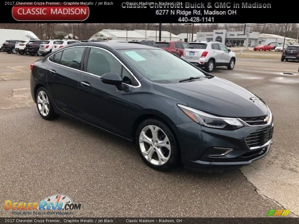 2017 Chevrolet Cruze Premier Graphite Metallic / Jet Black Photo #1