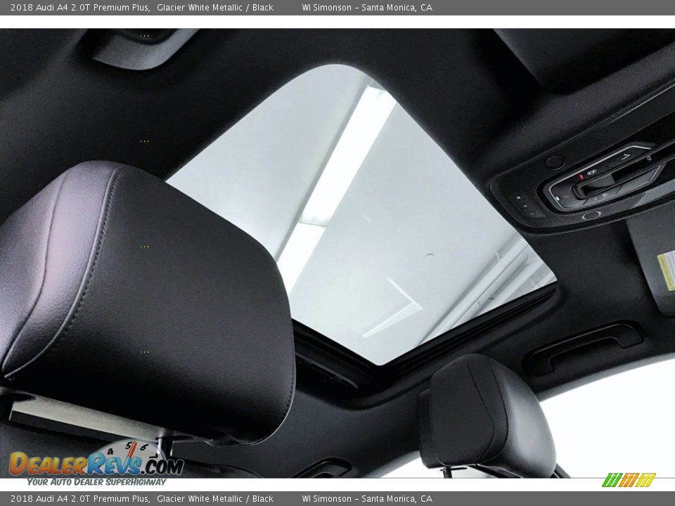 2018 Audi A4 2.0T Premium Plus Glacier White Metallic / Black Photo #25