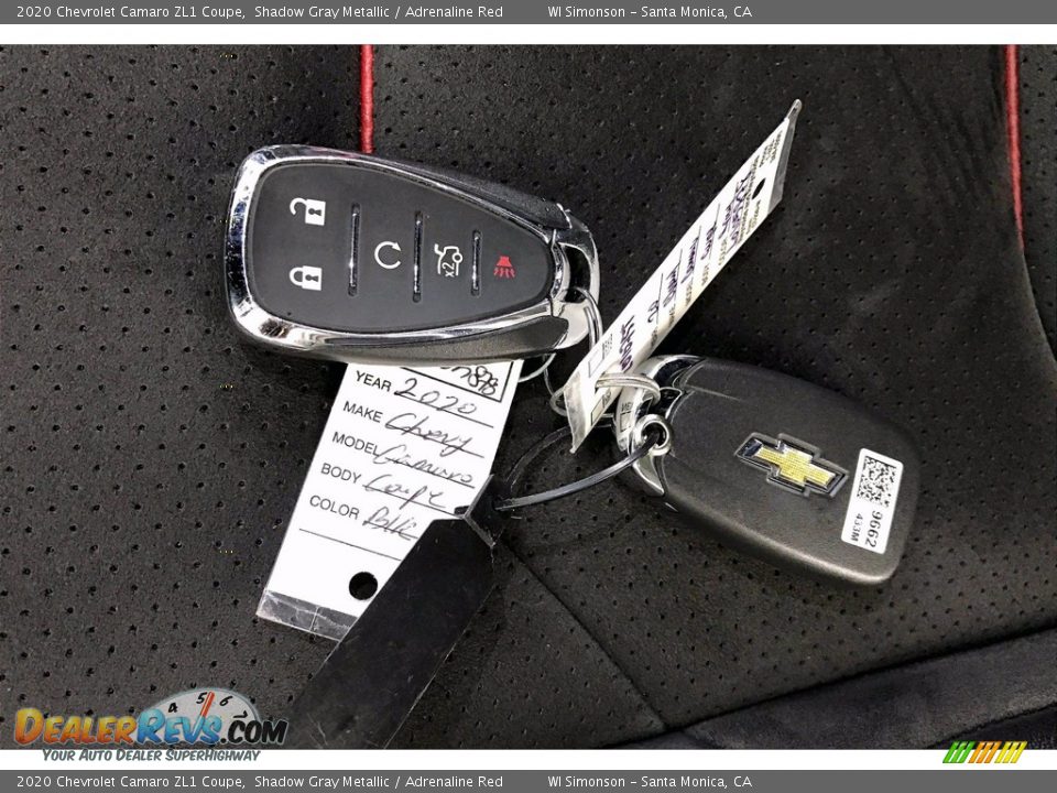 Keys of 2020 Chevrolet Camaro ZL1 Coupe Photo #11