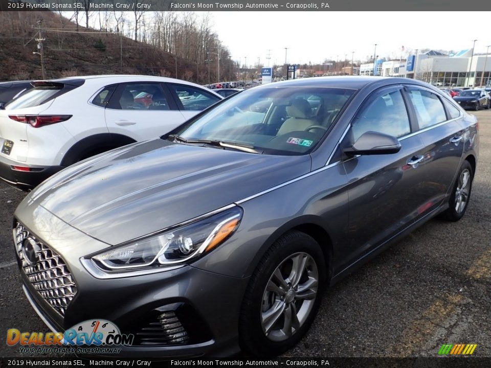 2019 Hyundai Sonata SEL Machine Gray / Gray Photo #1