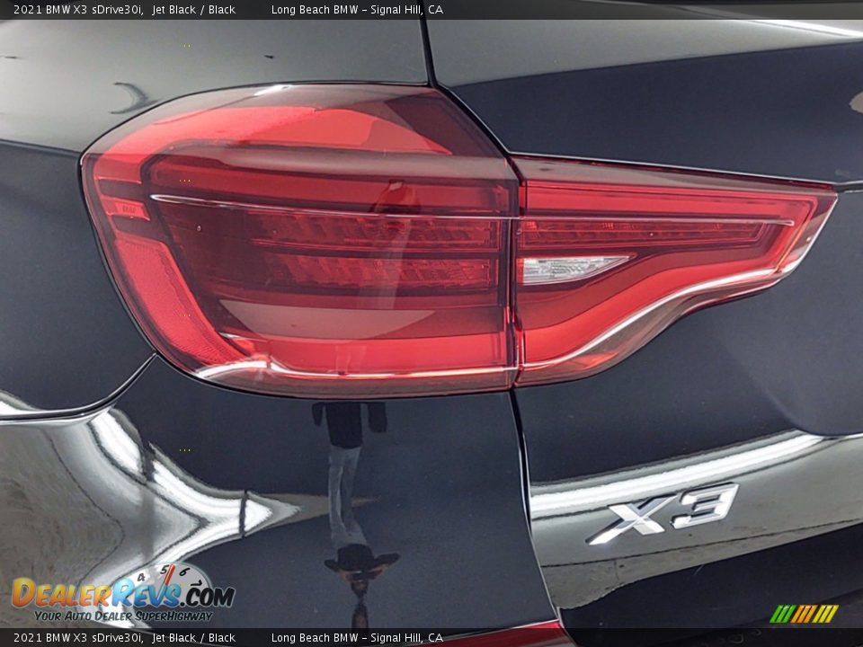 2021 BMW X3 sDrive30i Jet Black / Black Photo #6