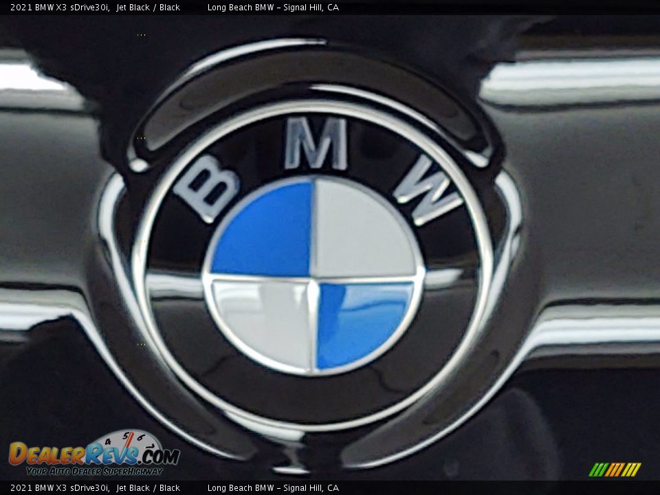 2021 BMW X3 sDrive30i Jet Black / Black Photo #7